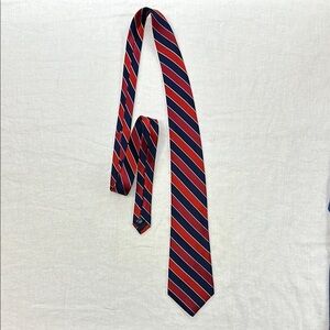 Striped Red and Blue Men's Tie